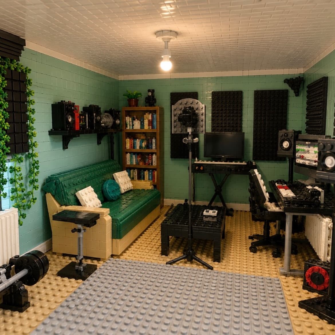 The OG studio, rebuilt in Lego